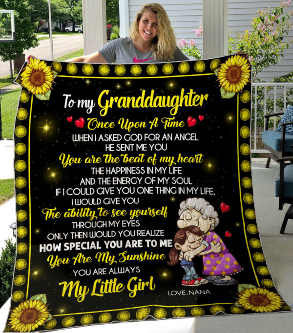 To My Granddaughter Once Upon A Time-Nana Quilt-0489