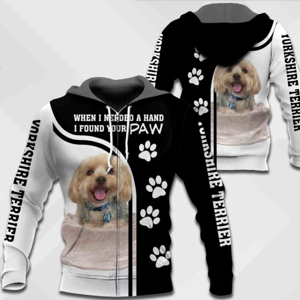 Yorkshire Terrier - When I Needed A Hand I Found Your Paw-1082-Vr2