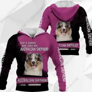 Just A Woman Who Loves Her Australian Shepherd  Vr2 0489 051219