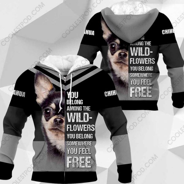 Chihuahua You Belong Among The Wildflowers Vr2-0489-171219