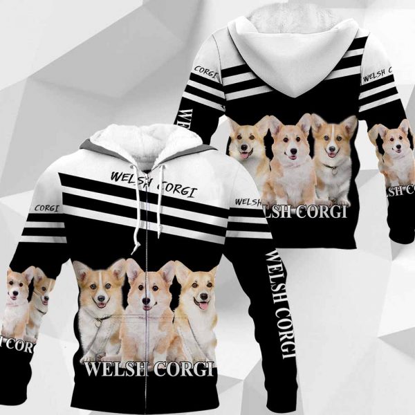 Welsh Corgi - Over Printed Shirts -Vr3-031219