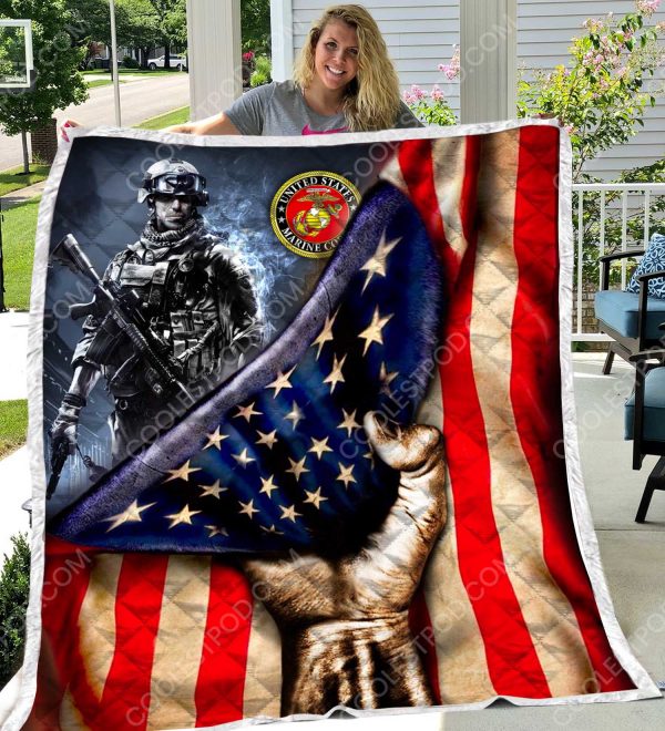 U.S. Marine - Veteran Quilt -1001-091219