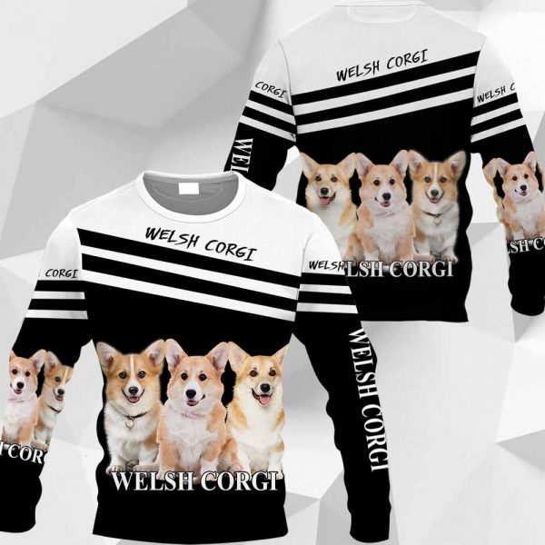 Welsh Corgi - Over Printed Shirts -Vr3-031219