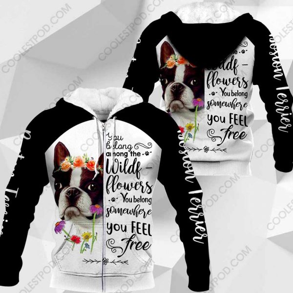 Boston Terrier You Belong Among The Wildflowers-0489-161219