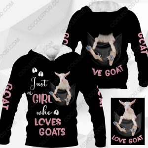 Just A Girl Who Loves Goats In Pocket - M0402 - 161219