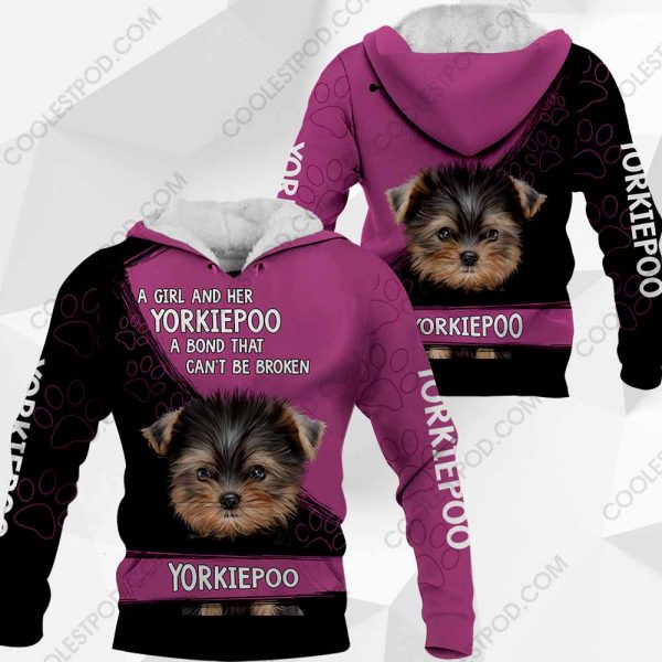 A Girl And Her Yorkiepoo A Bond That Can't Be Broken 0489 91219