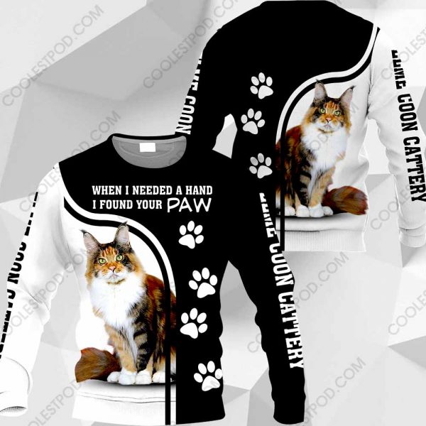 Elme Coon Cattery - When I Needed A Hand I Found Your Paw - 0489