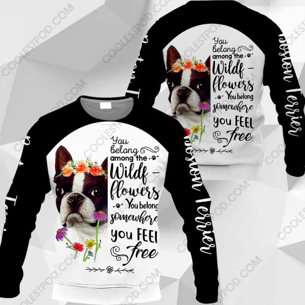 Boston Terrier You Belong Among The Wildflowers-0489-161219