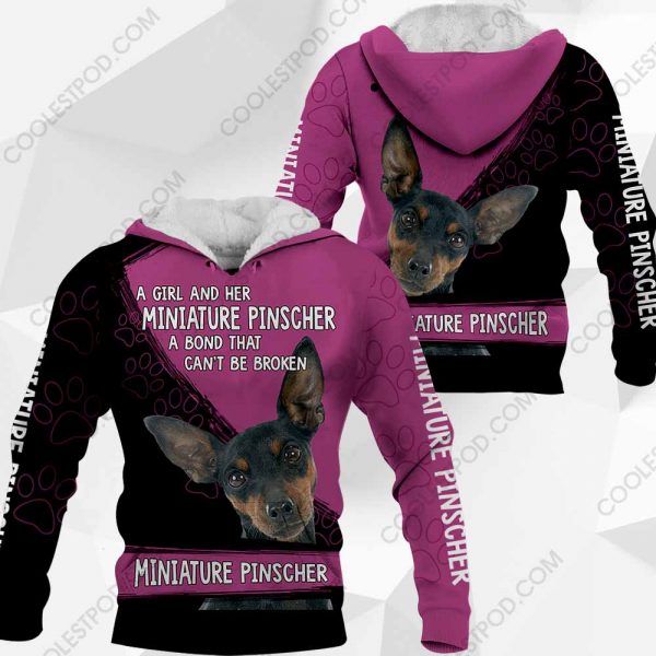 A Girl And Her Miniature Pinscher A Bond That Can't Be Broken-0489-301119