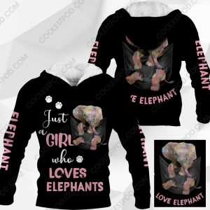 Just A Girl Who Loves Elephants Vr2 In Pocket - M0402 - 161219