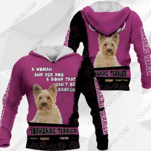 Yorkshire Terrier-A Woman And Her Dog A Bond That can’t Be Broken-0489-201219