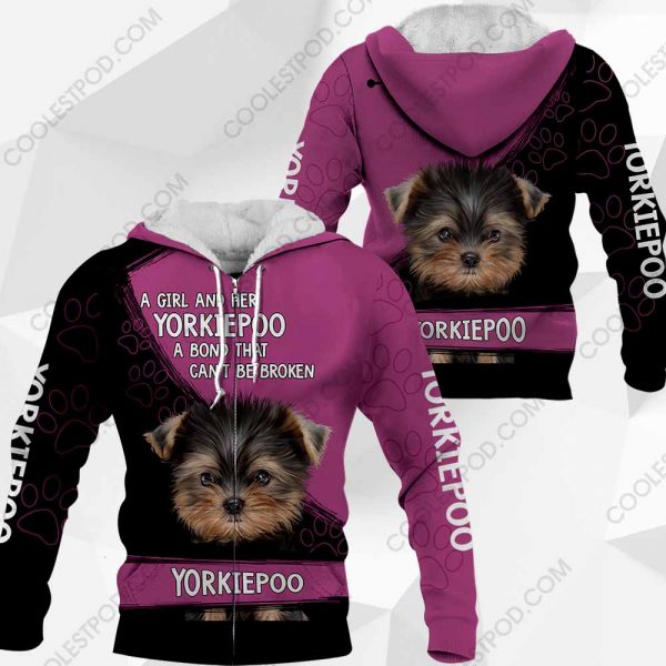A Girl And Her Yorkiepoo A Bond That Can't Be Broken 0489 91219