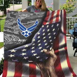 U.S. Air Force - American Flag - Quilt - 041219