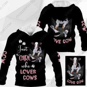 Just A Girl Who Loves Cows In Pocket - M0402 - 161219