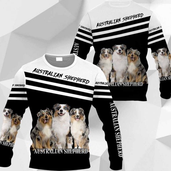 Australian Shepherd - Over Printed Shirts -Vr3-031219