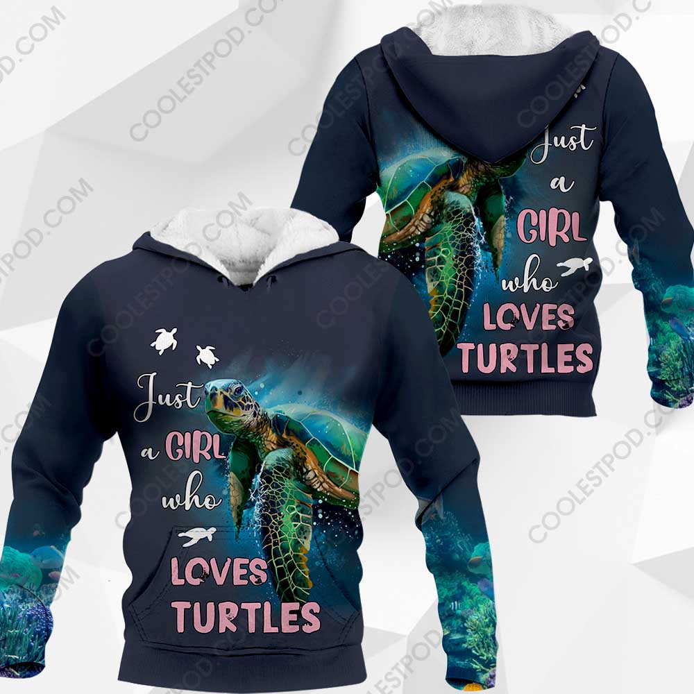 Just A Girl Who Loves Turtles - M0402 - 131219 Just A Girl Who Loves Turtles - M0402 - 131219