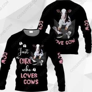 Just A Girl Who Loves Cows In Pocket - M0402 - 161219