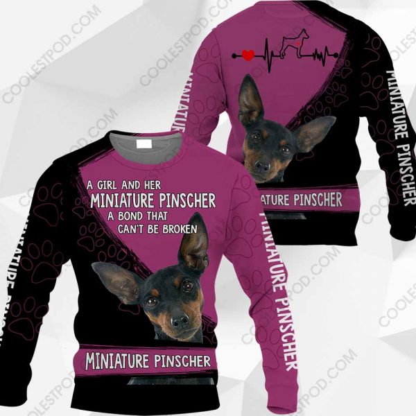 A Girl And Her Miniature Pinscher A Bond That Can't Be Broken-0489-301119