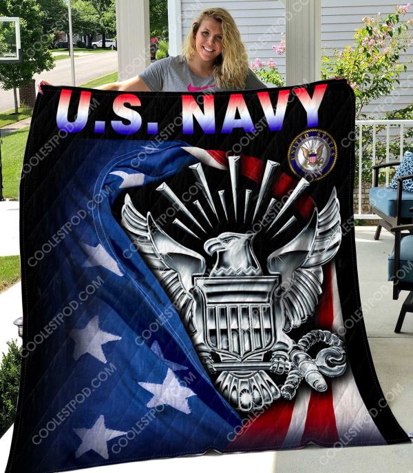 U.S. Navy - American Flag - Quilt -1001-101219