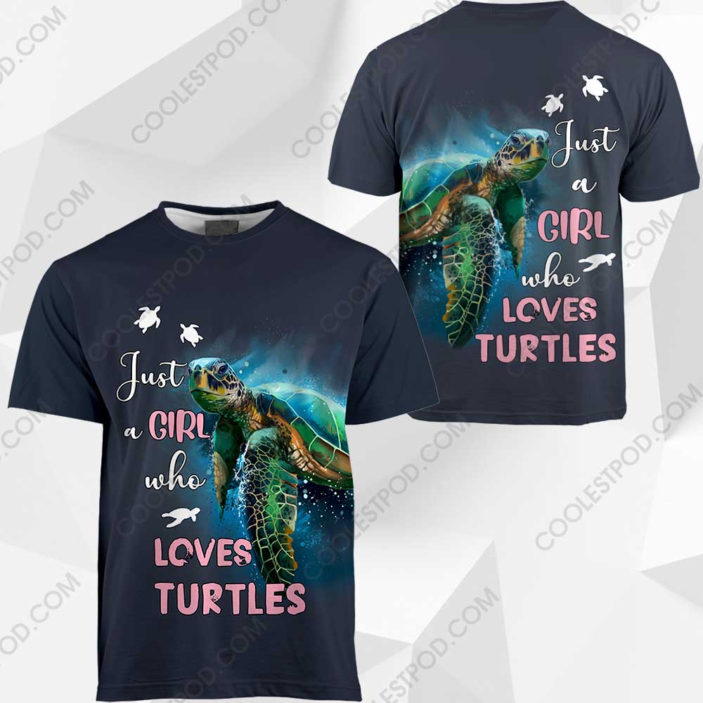 Just A Girl Who Loves Turtles - M0402 - 131219 Just A Girl Who Loves Turtles - M0402 - 131219