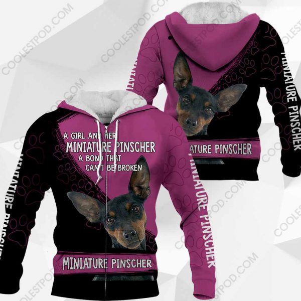 A Girl And Her Miniature Pinscher A Bond That Can't Be Broken-0489-301119