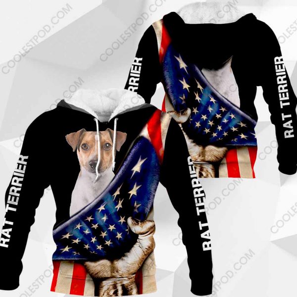 Rat Terrier - Flag - 0489-261219