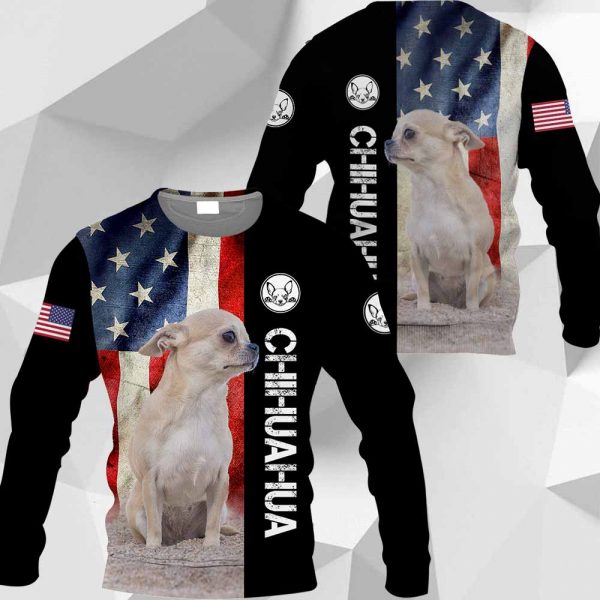 Chihuahua - American Flag - 281219