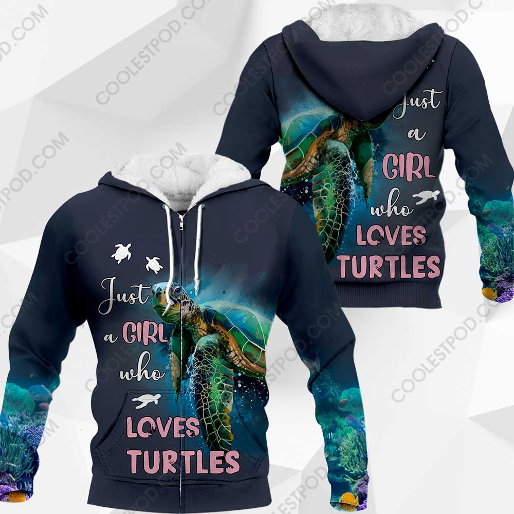 Just A Girl Who Loves Turtles - M0402 - 131219 Just A Girl Who Loves Turtles - M0402 - 131219