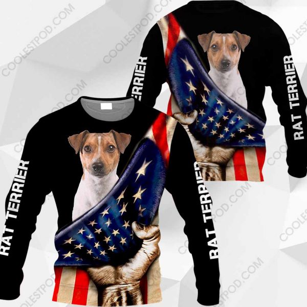 Rat Terrier - Flag - 0489-261219