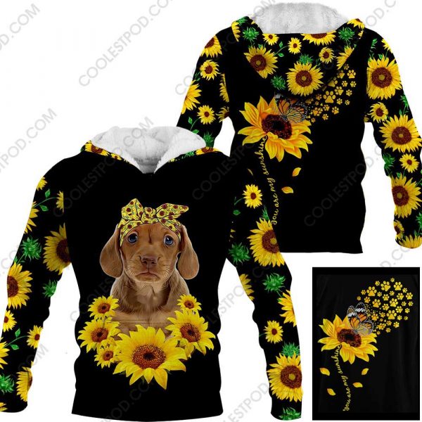 Dachshund You Are My Sunshine Sunflower - M0402 - 281219