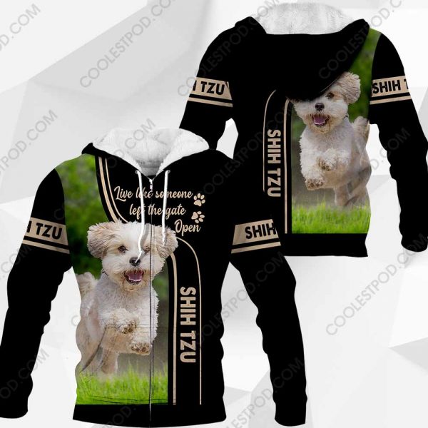 Shih Tzu Live Like Someone Left The Gate Open 0489 101219