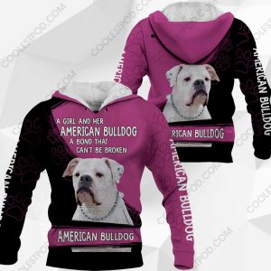 A Girl And Her American Bulldog A Bond That Can't Be Broken 0489 91219