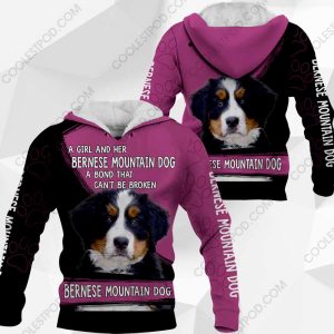 A Girl And Her Bernese Mountain Dog A Bond That Can't Be Broken-0489-301119