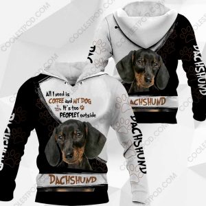 Dachshund-All I Need Is Coffee And My Dog-0489-171219