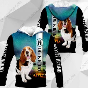 Life Is Better - Camping With Basset Hound - 271219