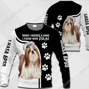 Lhasa Apso - When I Needed A Hand I Found Your Paw - 0489 - 041219