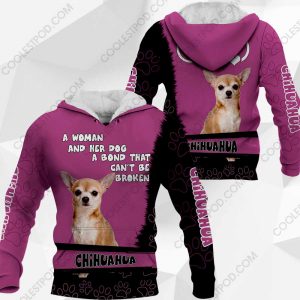 Chihuahua-A Woman And Her Dog A Bond That can't Be Broken-0489-201219