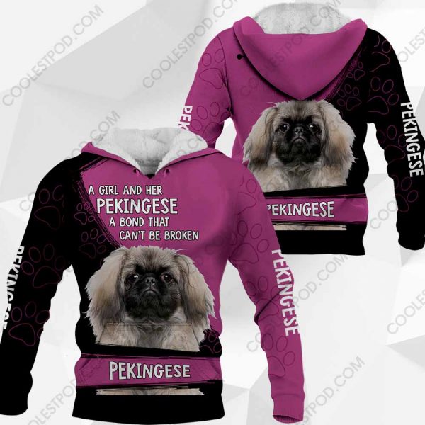 A Girl And Her Pekingese A Bond That Can't Be Broken-0489-301119