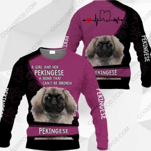 A Girl And Her Pekingese A Bond That Can't Be Broken-0489-301119