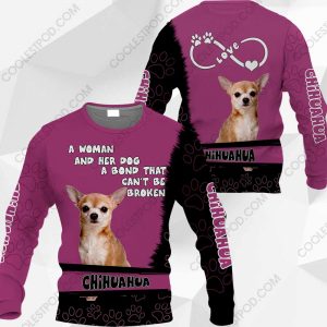 Chihuahua-A Woman And Her Dog A Bond That can't Be Broken-0489-201219