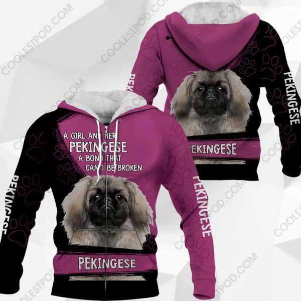 A Girl And Her Pekingese A Bond That Can't Be Broken-0489-301119