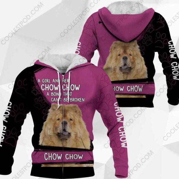 A Girl And Her Chow Chow A Bond That Can't Be Broken-0489-101219