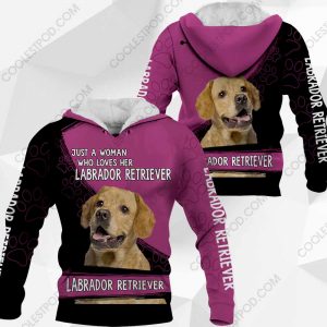 Just A Woman Who Loves Her Labrador Retriever Vr2 0489 051219