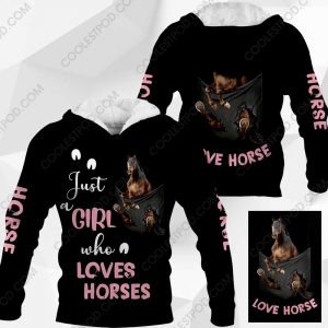 Just A Girl Who Loves Horse In Pocket - M0402 - 161219