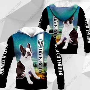 Life Is Better - Camping With Boston Terrier - 271219
