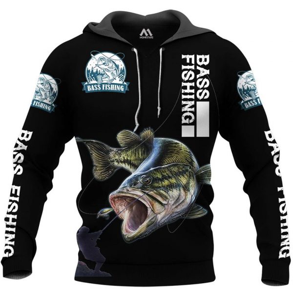 Bass Fishing - Black -1001