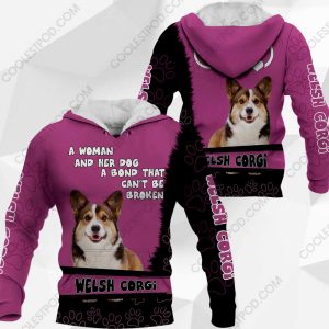 Welsh Corgi-A Woman And Her Dog A Bond That can't Be Broken-0489-201219