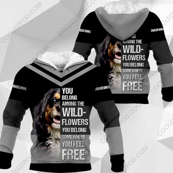 Cavalier King Charles Spaniel You Belong Among The Wildflowers Vr2-0489-171219