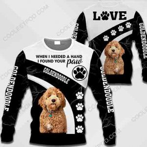 Goldendoodle - When I Needed A Hand I Found Your Paw - 0489