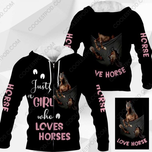 Just A Girl Who Loves Horse In Pocket - M0402 - 161219